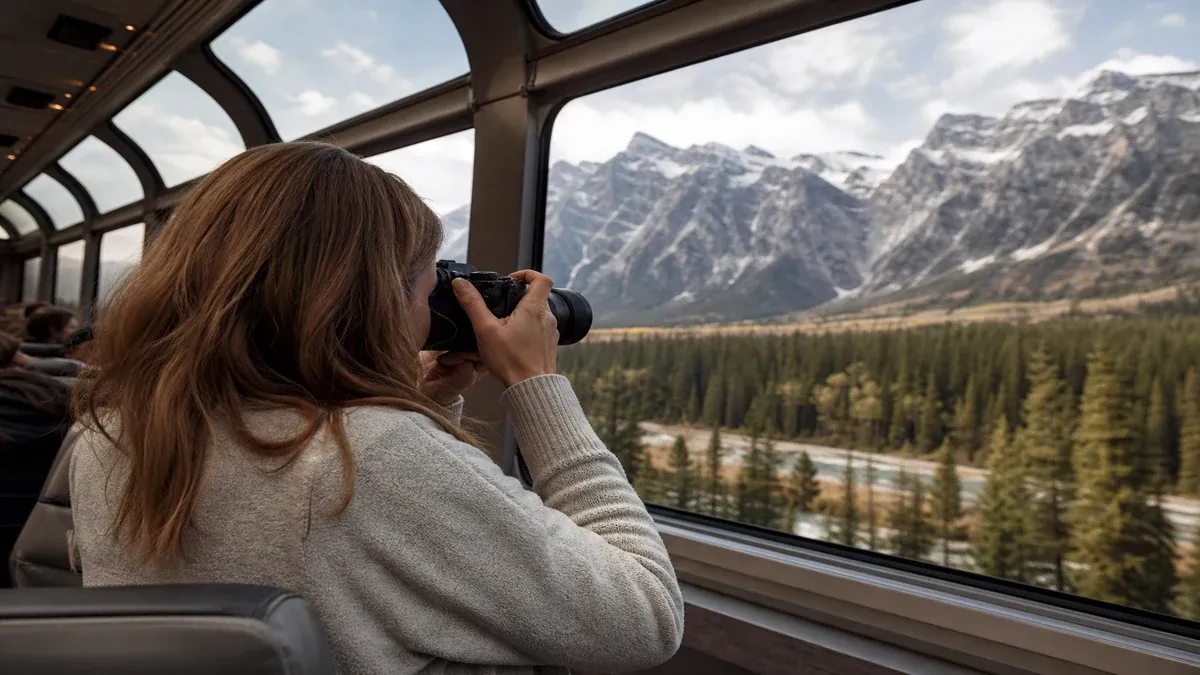 Photography Spots illustrated scenic rail scene